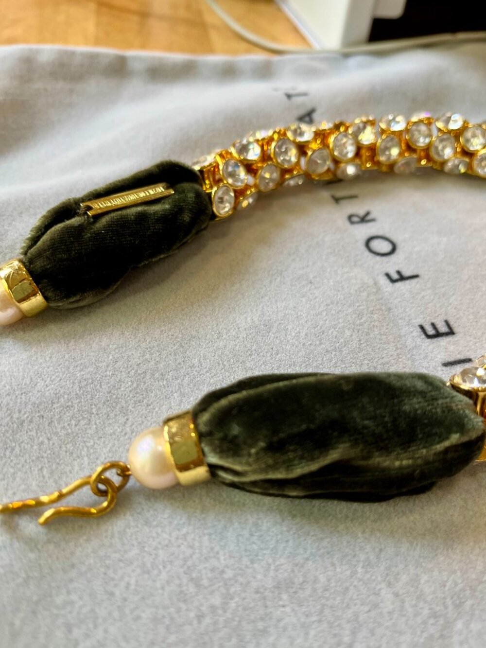 Lizzie Fortunato Crystal Collar Necklace - Picture 5 of 8